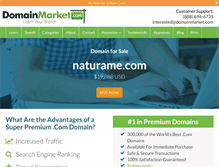 Tablet Screenshot of naturame.com